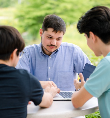 young adults having discussion